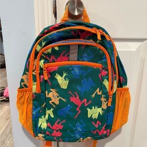 Cat & Jack Multicolor Frog Print Backpack
